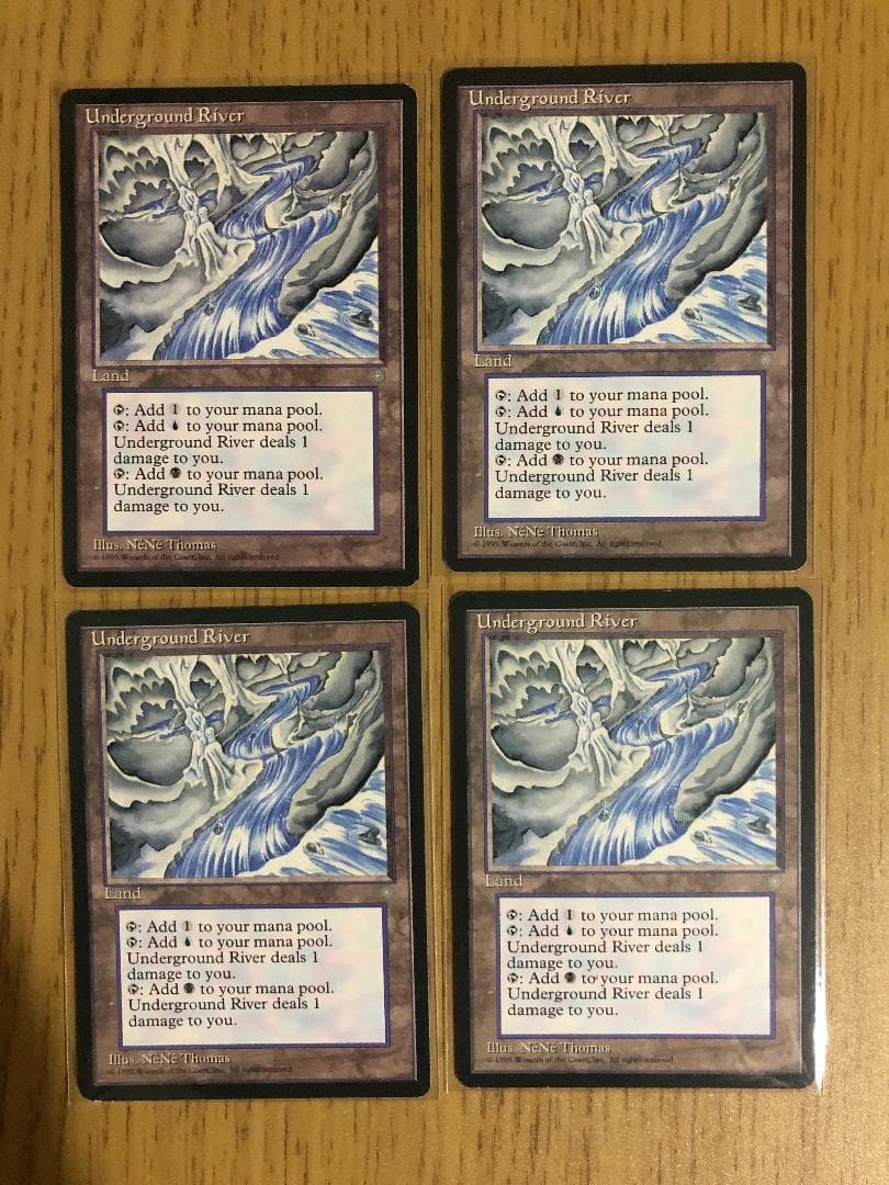 地底の大河/Underground  ICE 4枚セット MTG