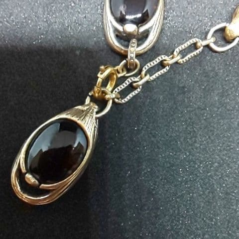 イギリス ヴィンテージ MIRACLE社 琥珀のブレスレット