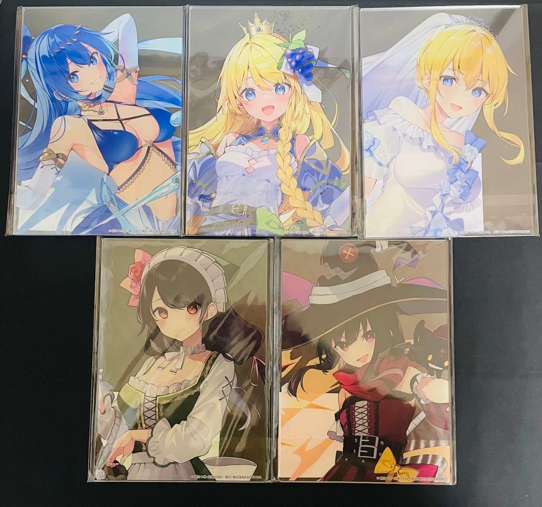 この素晴らしい世界に祝福を！　アクスタ　缶バッジ　等　めぐみん　ゆんゆん　アクア