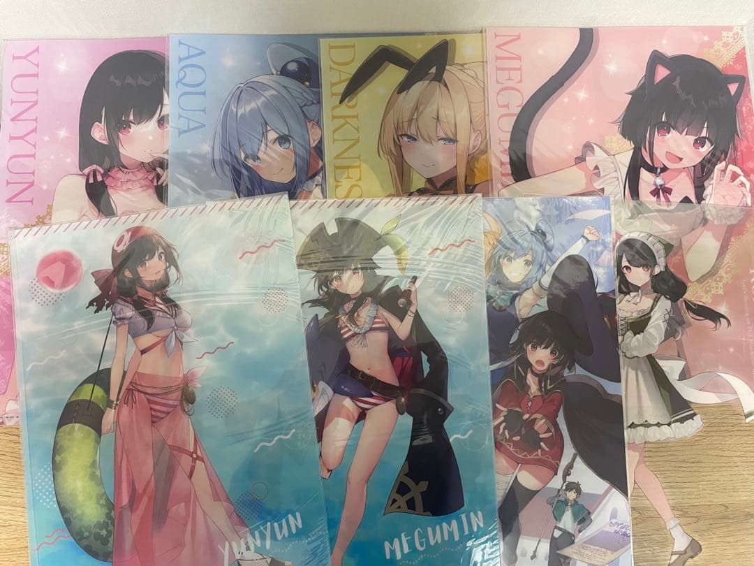 この素晴らしい世界に祝福を！　アクスタ　缶バッジ　等　めぐみん　ゆんゆん　アクア