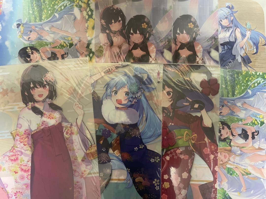 この素晴らしい世界に祝福を！　アクスタ　缶バッジ　等　めぐみん　ゆんゆん　アクア