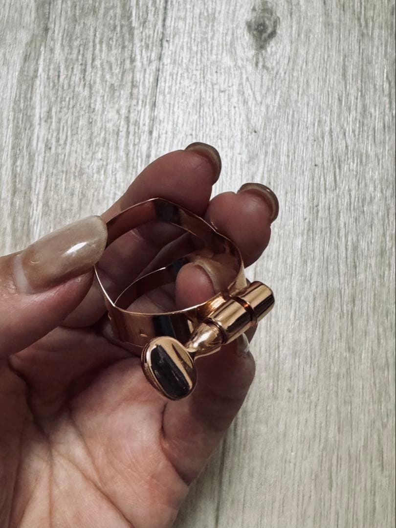 SELMER アルトサックス　リガチャー ピンクゴールド