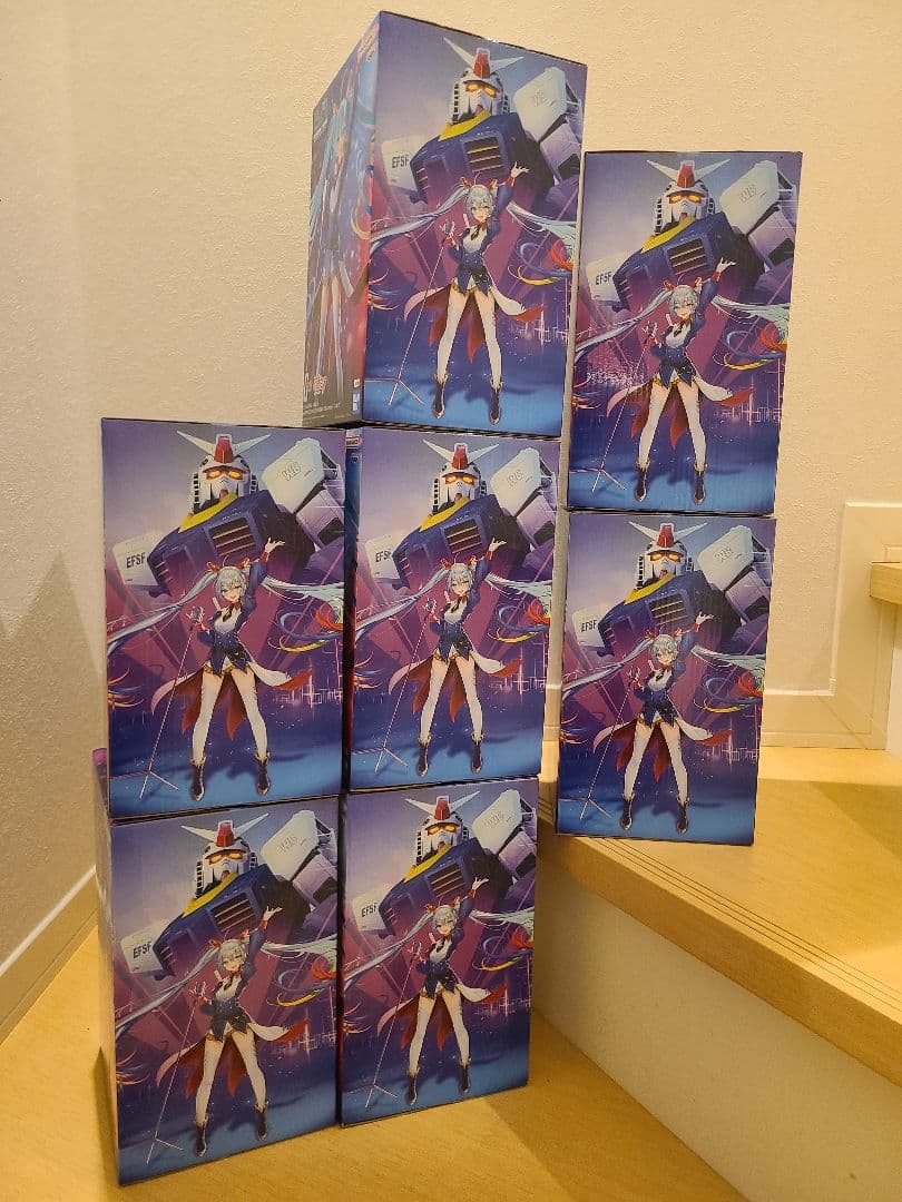 ガンダム45周年 初音ミク×GUNDAM(ガンダム) コラボ フィギュア 7体