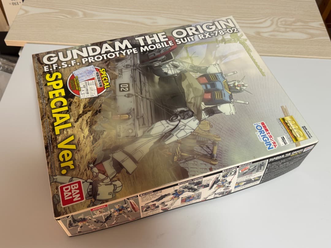 MG THE ORIGIN RX-78-02 SPECIAL Ver. 未開封