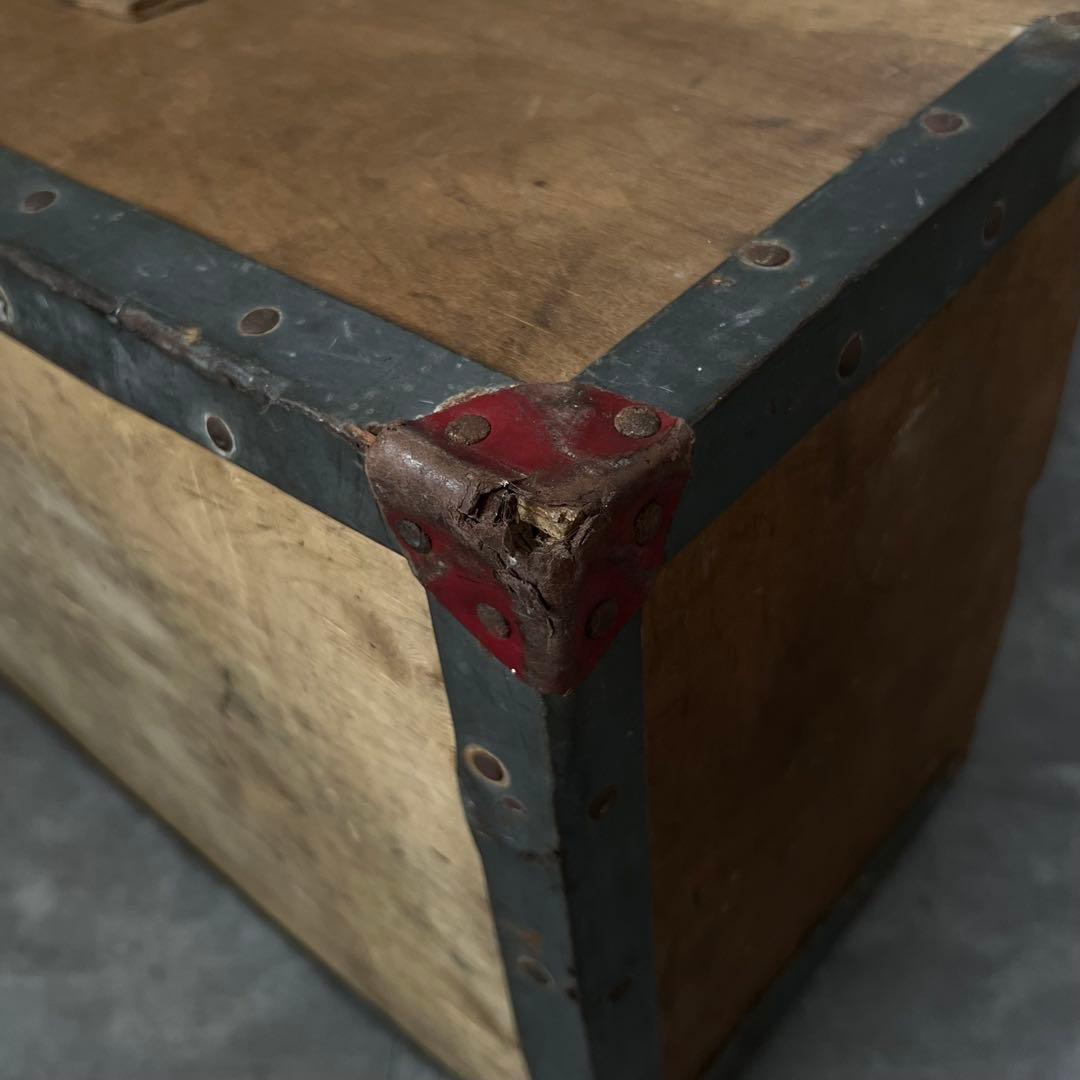 イギリスアンティーク ウッドボックス コンテナ 収納