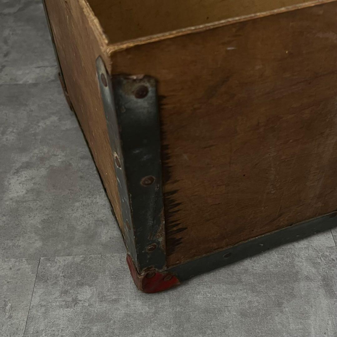 イギリスアンティーク ウッドボックス コンテナ 収納