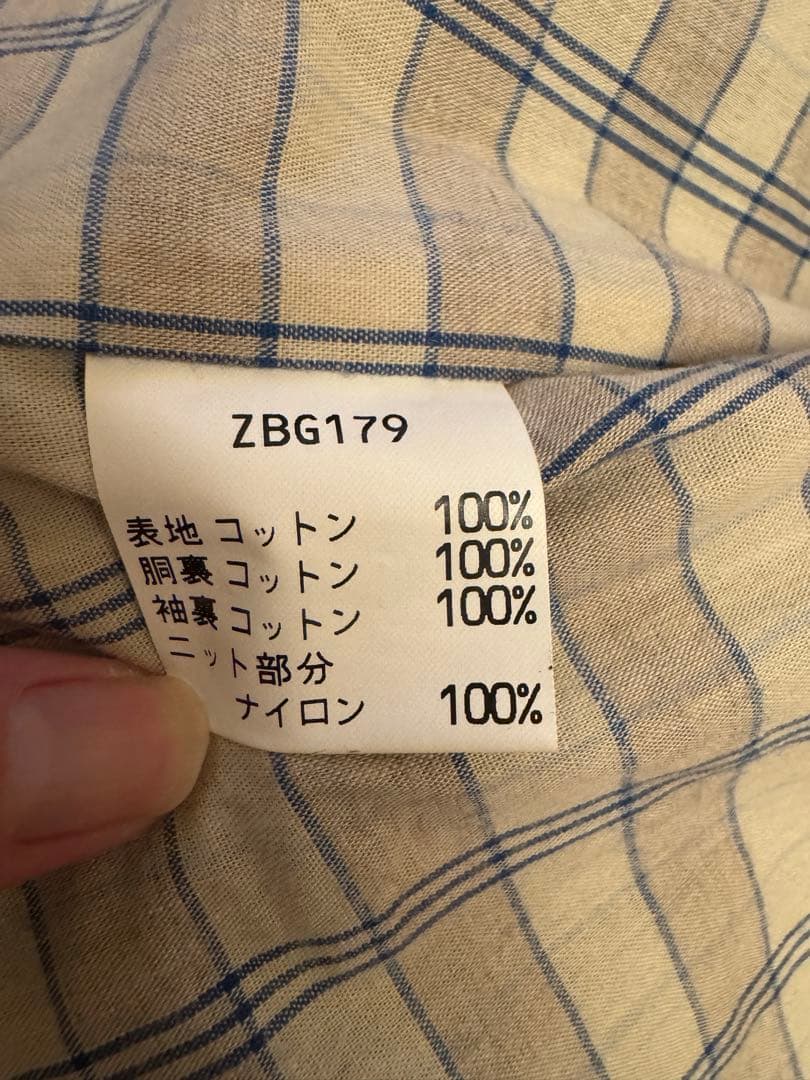 バラクータ　メンズL ジャケット　ブルゾン　コットン100ブラック　黒　アウター