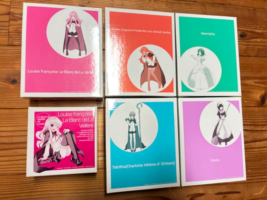 ゼロの使い魔 フィギュア 6個セット ルイズ シエスタ タバサ ヘンリエッタ