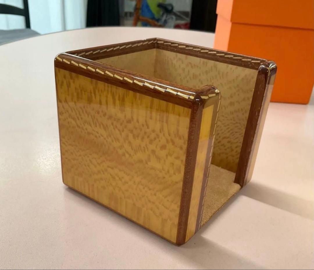 エルメス ウッド ヴィンテージ メモブロックホルダー メモ