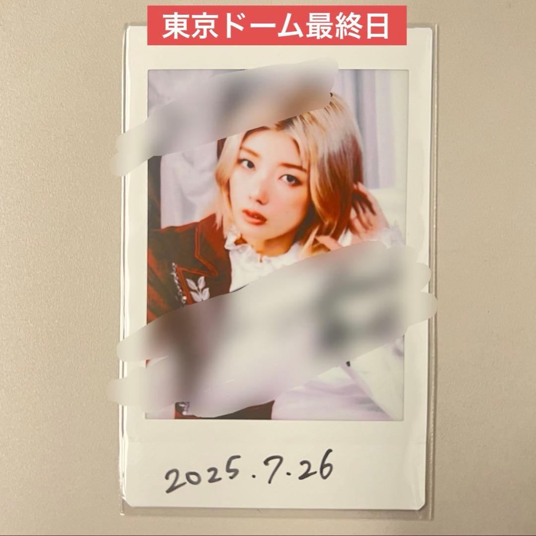 櫻坂46 藤吉夏鈴 サクコレ A賞 直筆サイン チェキ 7/26 東京ドーム