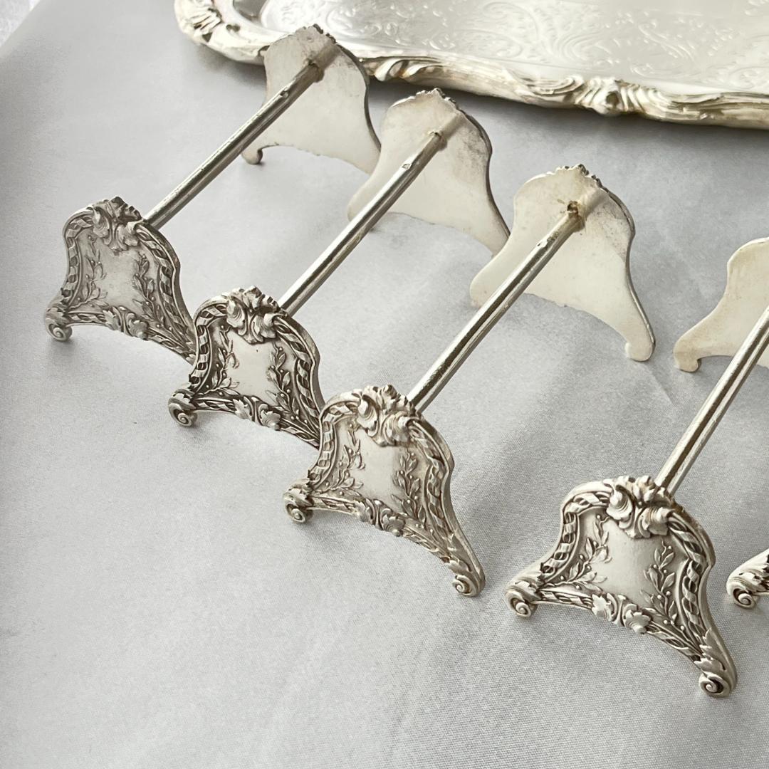 【仏蘭西】 ルイ16世様式 ナイフレスト / カトラリーレスト 6個