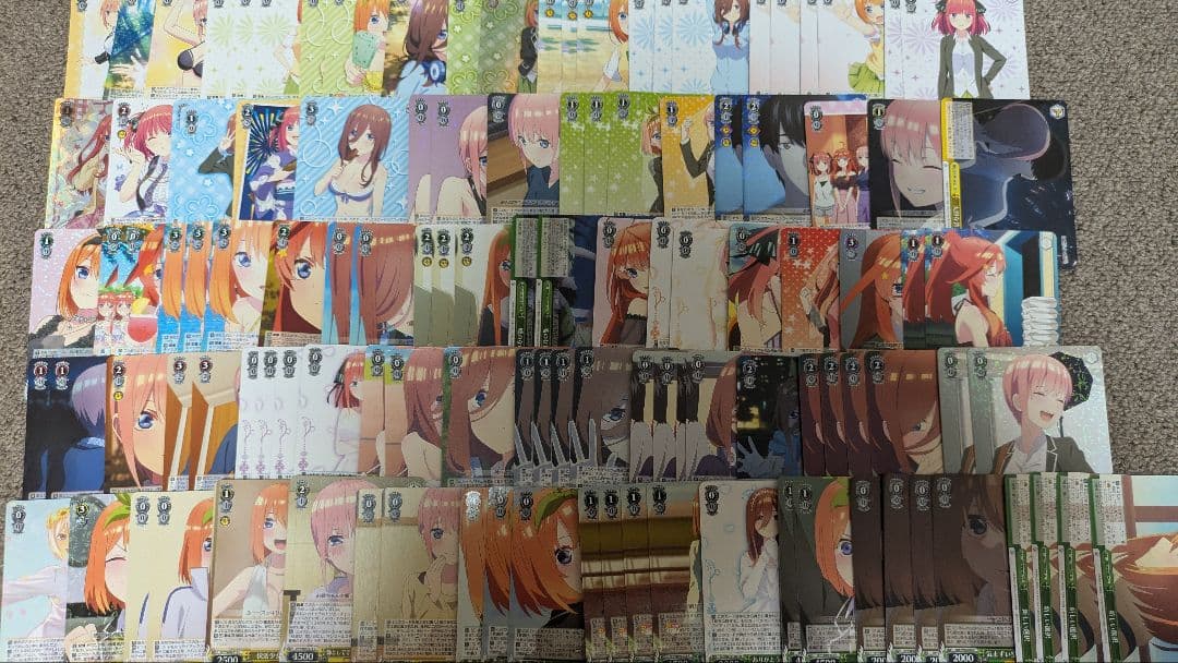 ヴァイス 五等分の花嫁 デッキ カスタムパーツセット