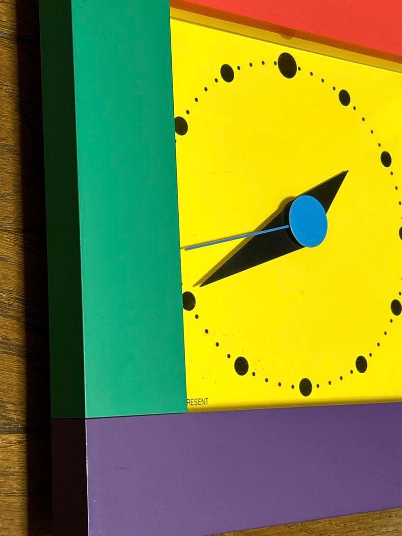 三原昌平 デザイン 掛時計 スーパープレゼント ポストモダン ワキタハイテクス