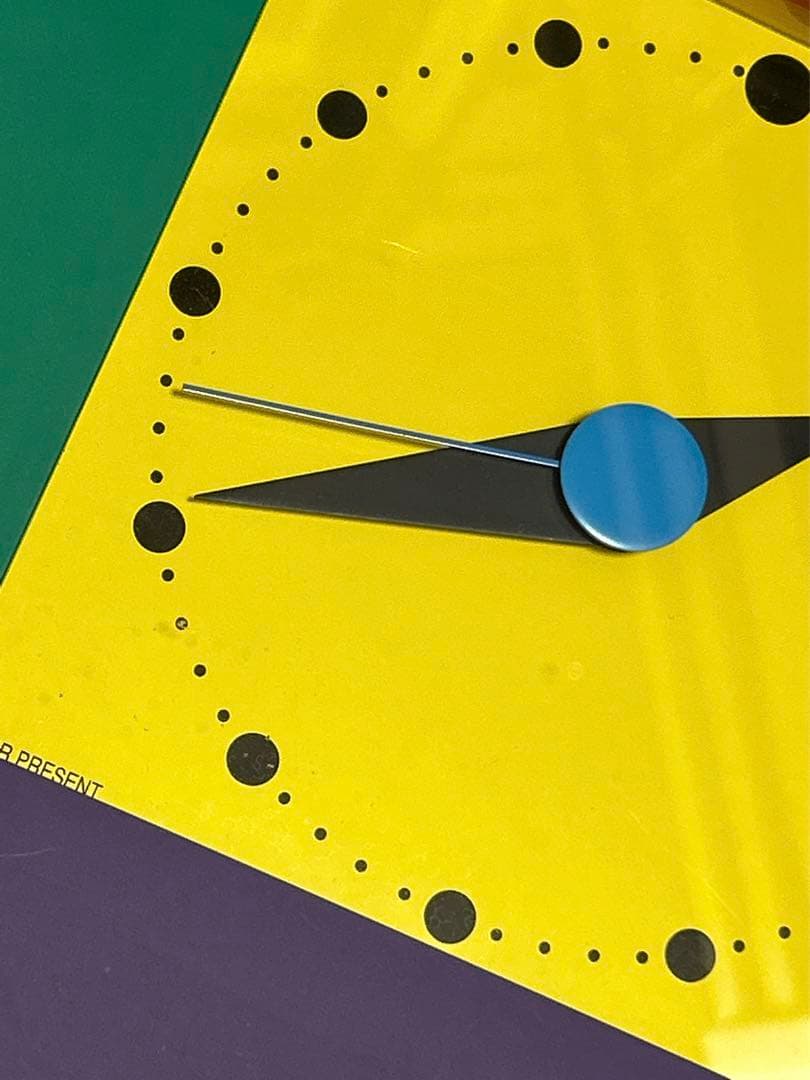 三原昌平 デザイン 掛時計 スーパープレゼント ポストモダン ワキタハイテクス