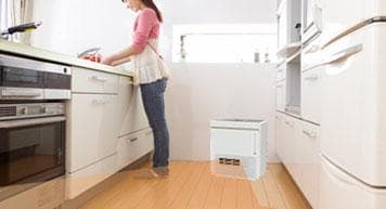 Dainichi Plus 電気ヒーター EF-1218D ホワイト