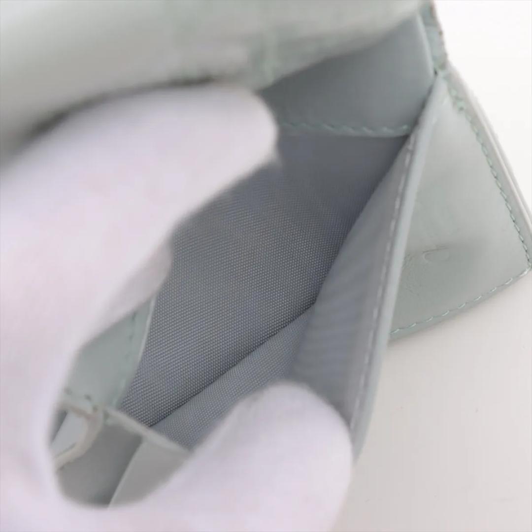 Dior 三つ折り財布 レディディオール カナージュ パテントレザー ディオール