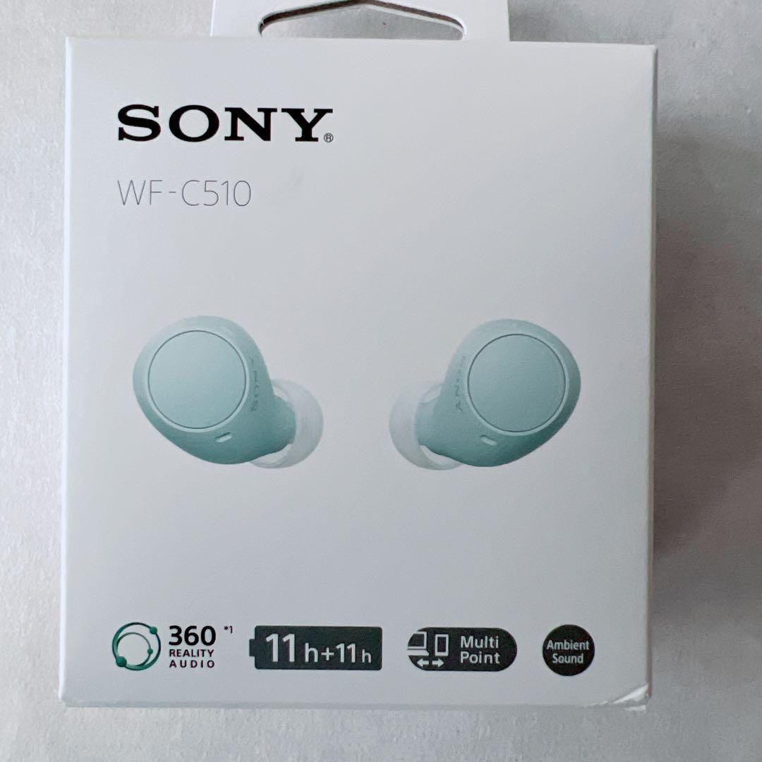 極美品✨ソニー　イヤホン　WF-C510 ツイステッドワンダーランド　ブルー