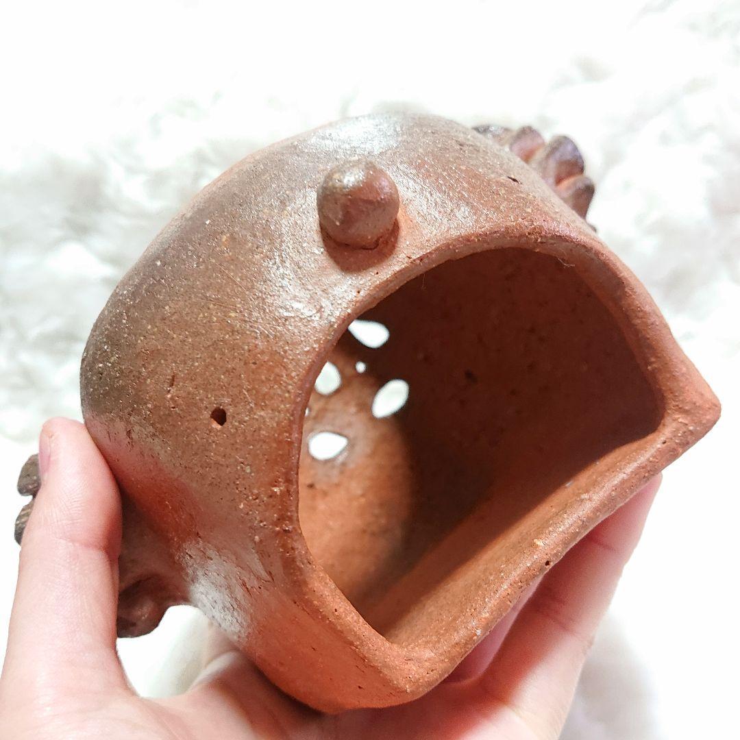 【2435】香炉、置物…備前焼