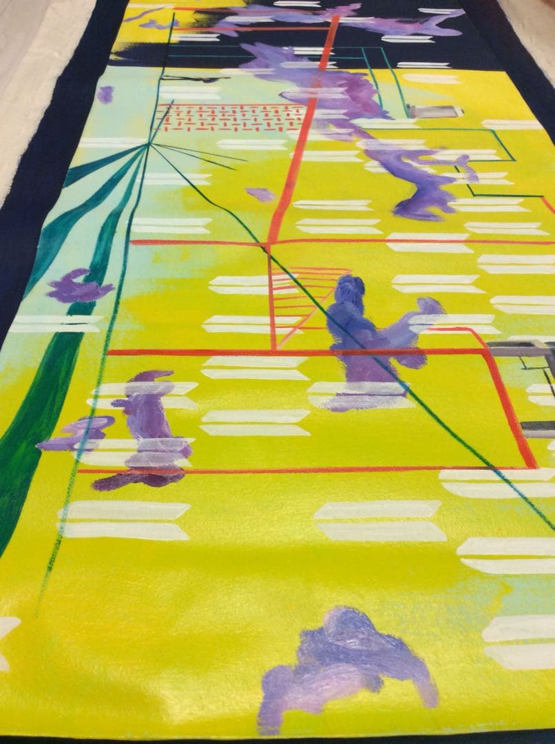 油絵 絵画 110cm x 50cm