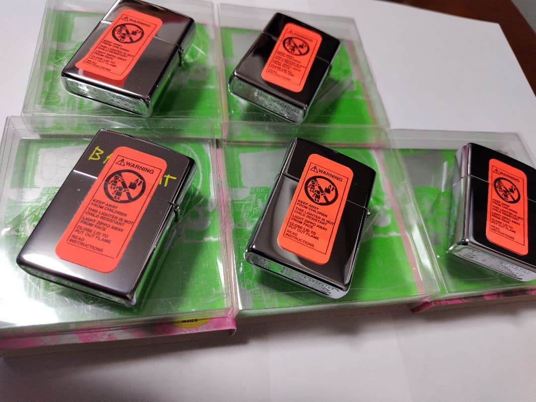 未使用品　バスキア　Zippo 限定版ジッポーライター5個セット　新品　未開封品