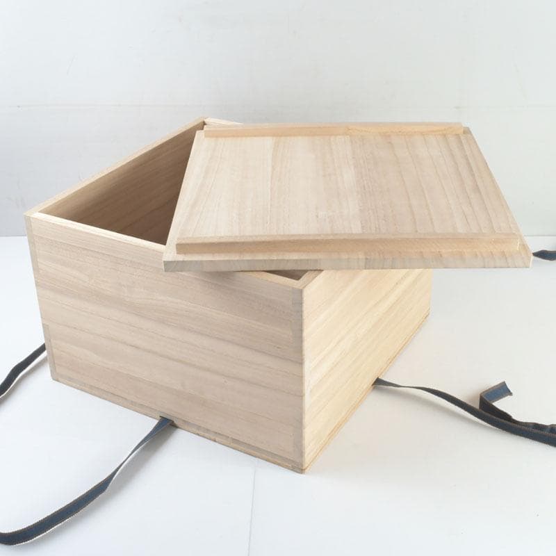 茶道具　鋳師　源斉造　鋳銅　面取風炉　共箱　V　9451A