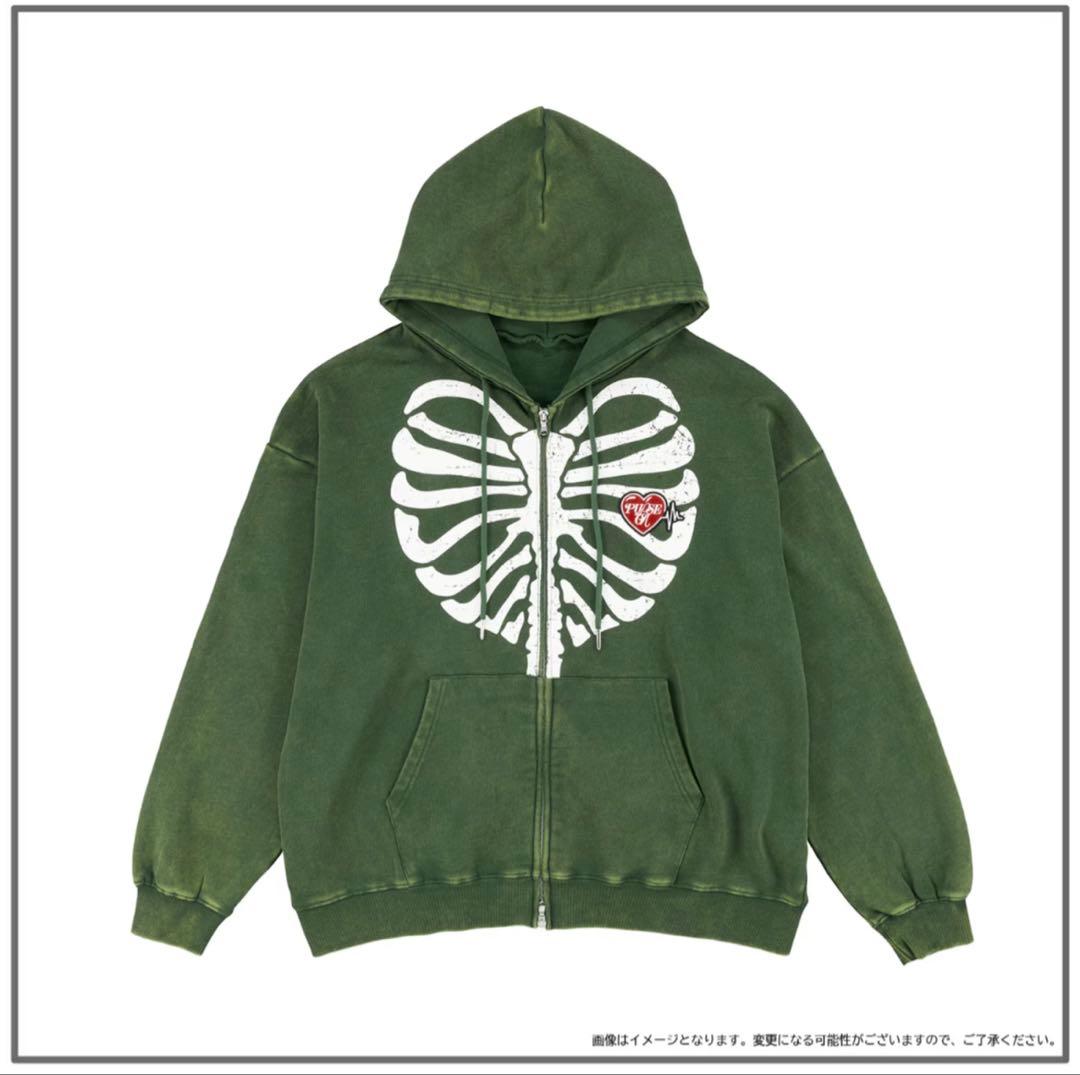 TREASURE PULSEON フーディ パーカー M