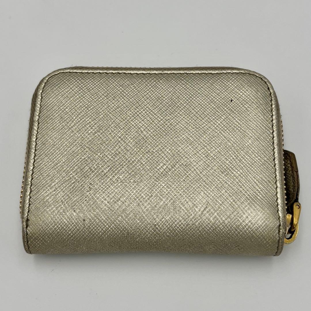 PRADA プラダ サフィアーノ　ゴールド 1MM268 折り財布　ミニ財布