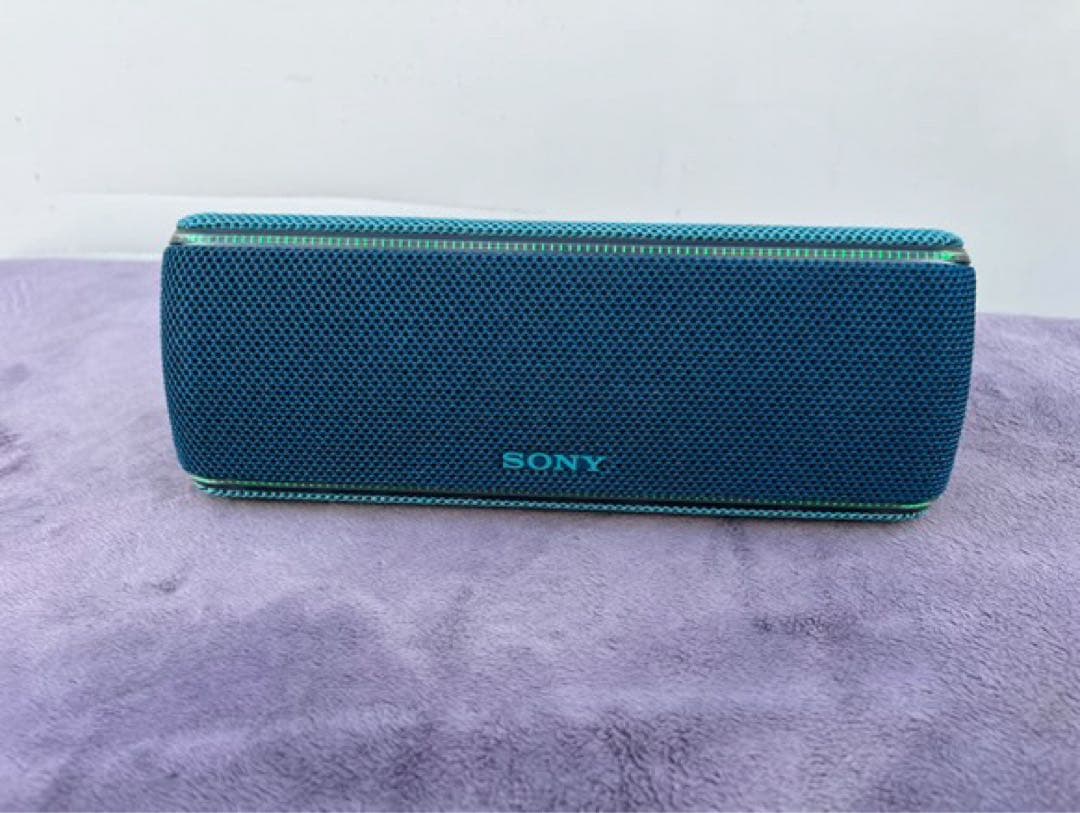 【美品】 Sony SRS-XB31 ワイヤレススピーカー ブルー