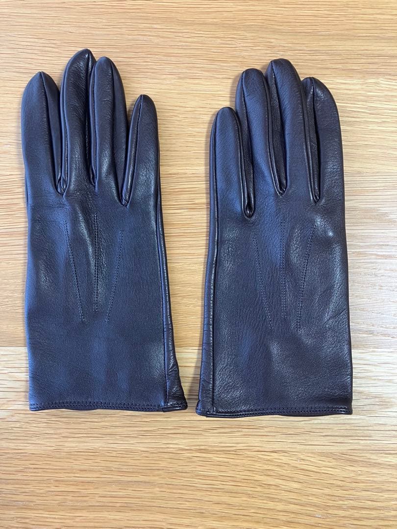 DENTS レザー手袋 ダークブラウン　サイズ7.5