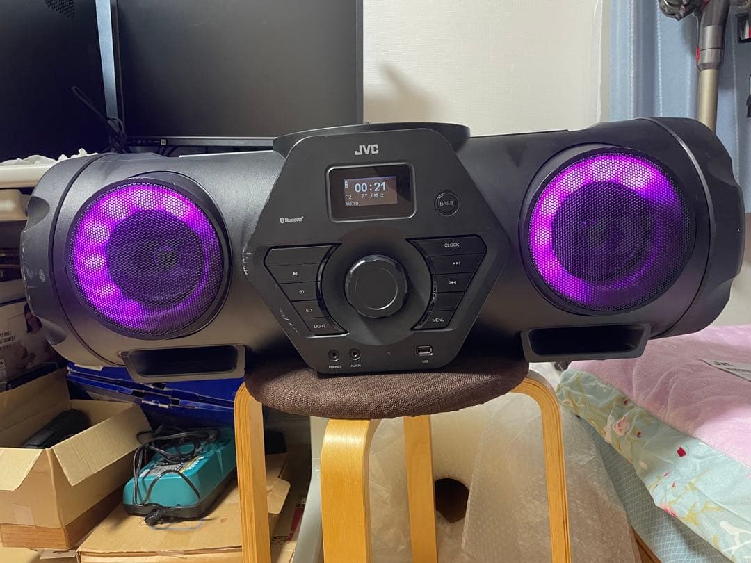 JVC RV-NB250BT パワードウーハーCDシステム　中古