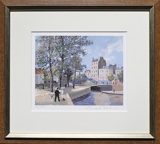 ドラクロワ【Petite Suite「サンマルタン運河」】 シルクスクリーン