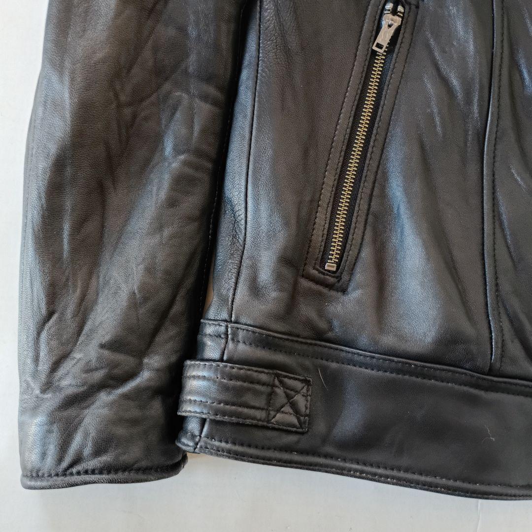 美品✦Jackrose ジャックローズ ファー付　ラクーン ライダース 黒