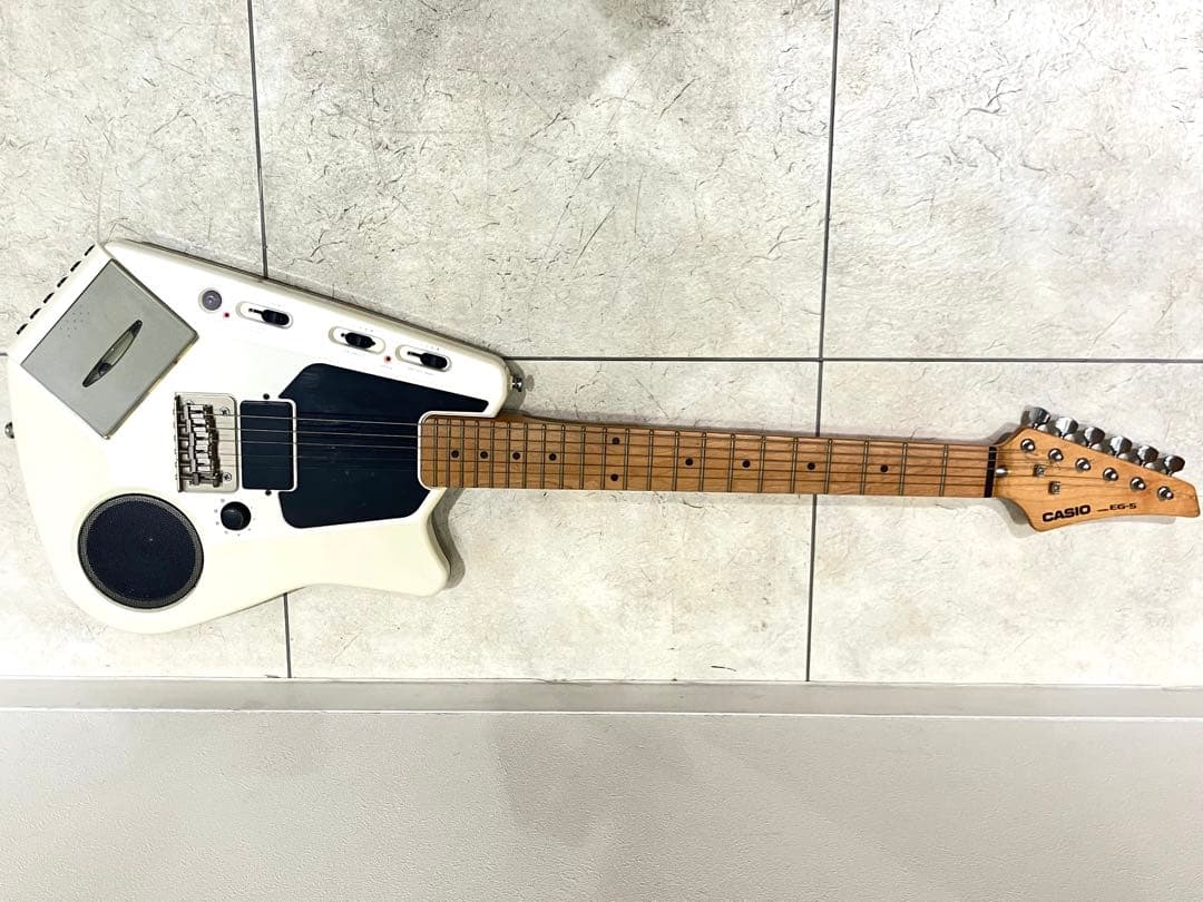 CASIO EG-5 エレキギター 当時物ジャンク品 ソフトケース 説明書付き