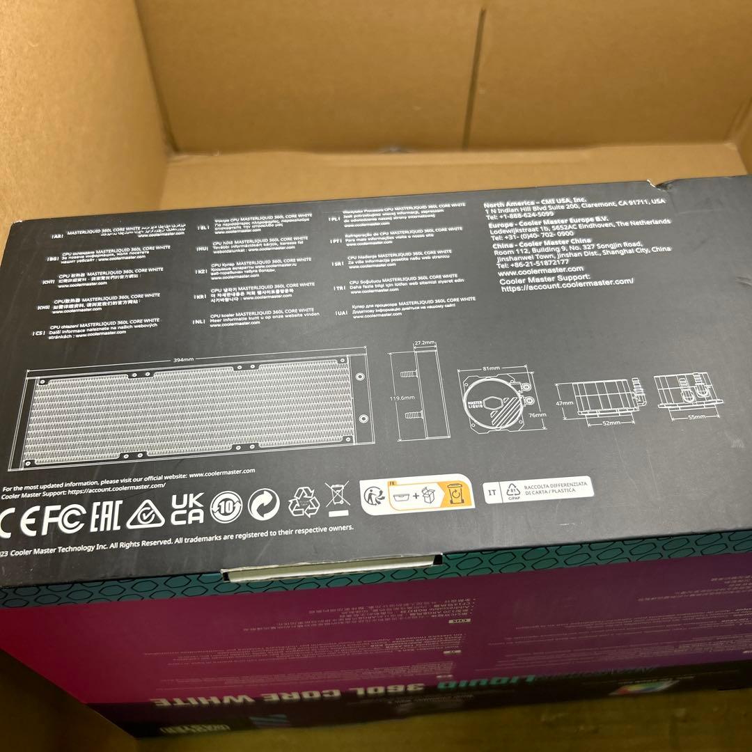 PC用ファン・クーラー Cooler Master MasterLiquid 360L