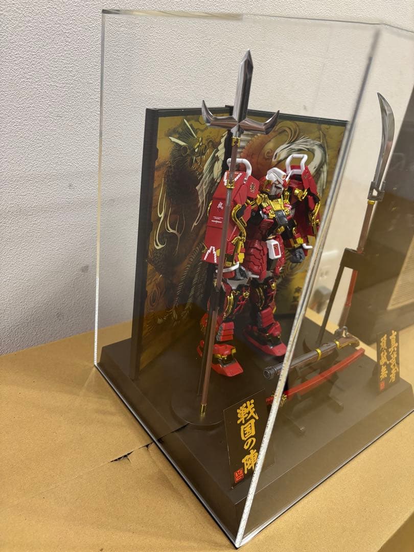 ガンプラ　MG 真武者ガンダム　戦国の陣　アクリルケース付き
