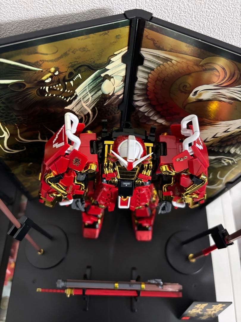 ガンプラ　MG 真武者ガンダム　戦国の陣　アクリルケース付き