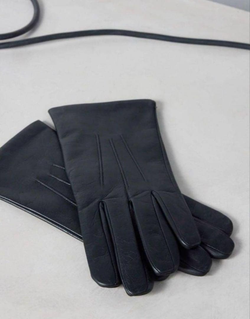 新品DENTSデンツ レザーグローブ 9 革手袋 カシミヤ