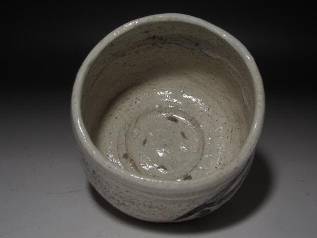 ☆　古志野茶碗　遠州流　12世　小堀宗慶の花押がございます☆y375