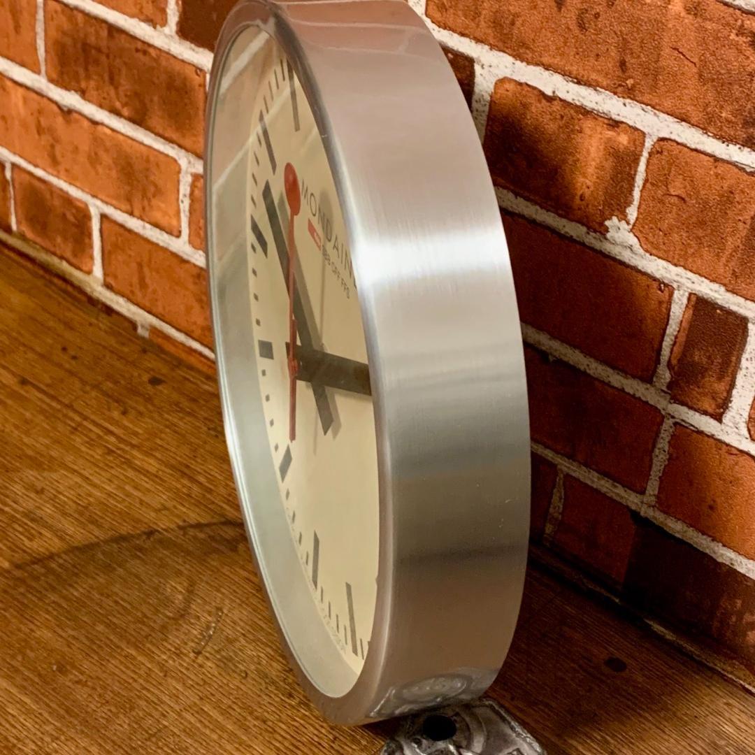 希少・MONDAINE モンディーン 壁掛け時計 25cm スイス国鉄公式