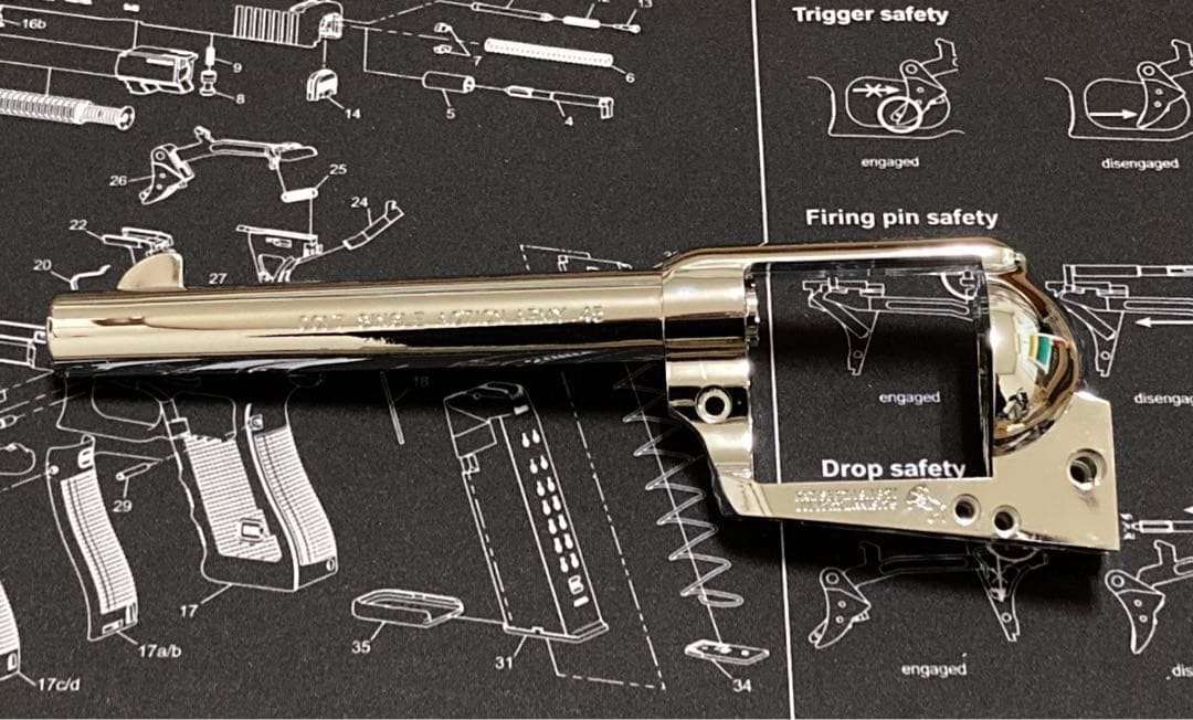 新品未使用 ハートフォード SAA シルバー アーティラリー バレルフレーム