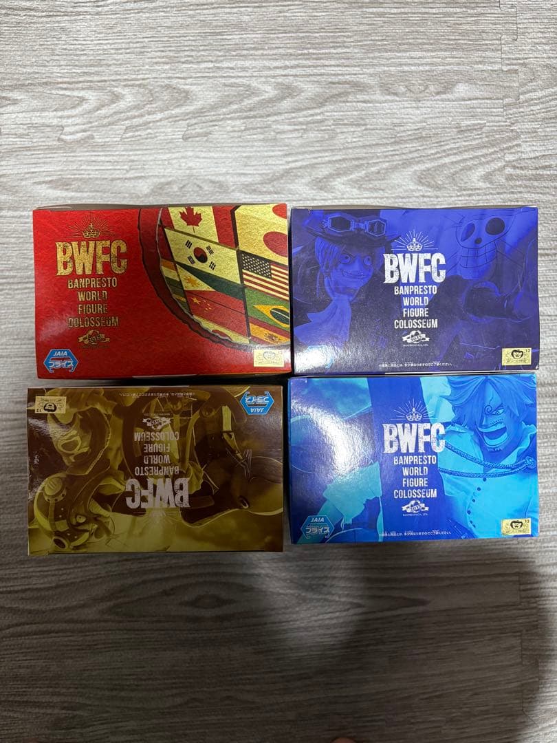 ワンピース BWFC 造形王頂上決戦2 新品未開封　4体セット