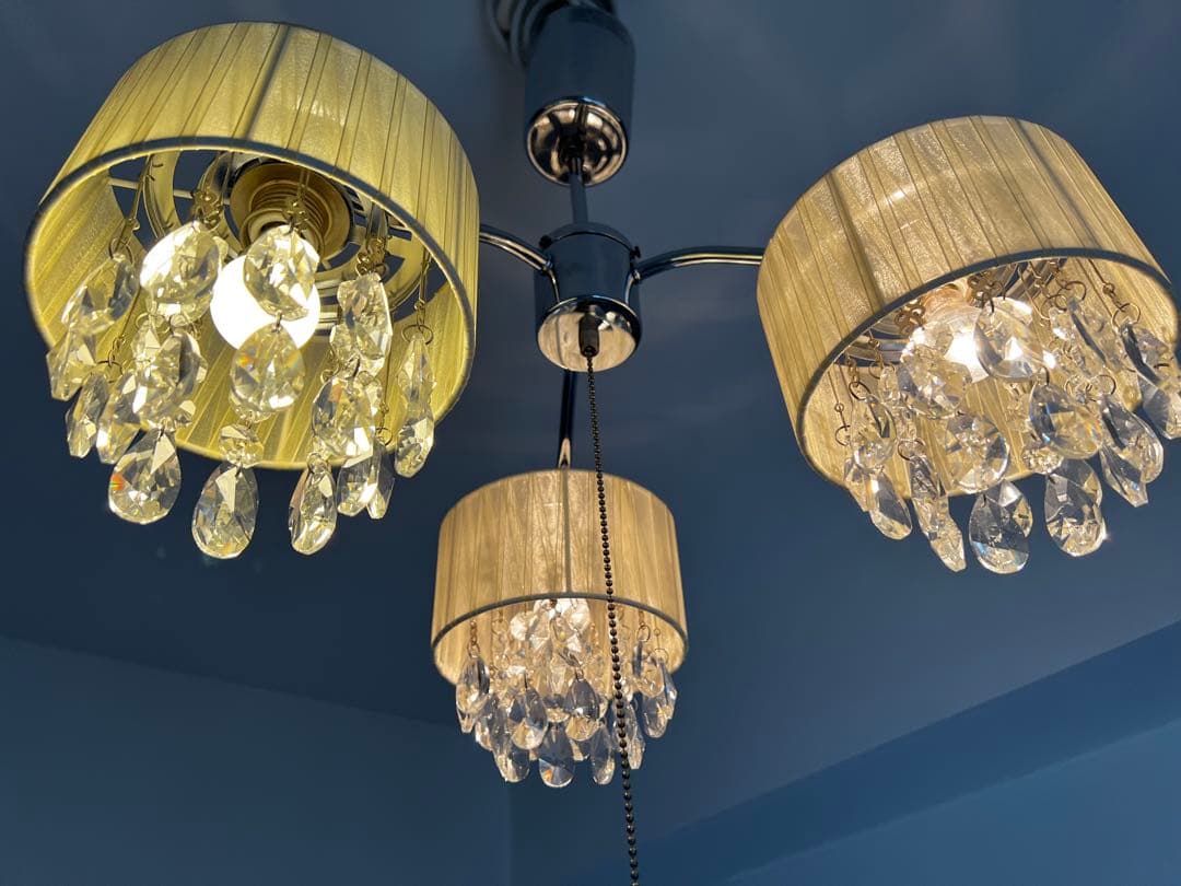 【ことぶき様】フランフラン シャンデリア Franc Franc クリスタル照明