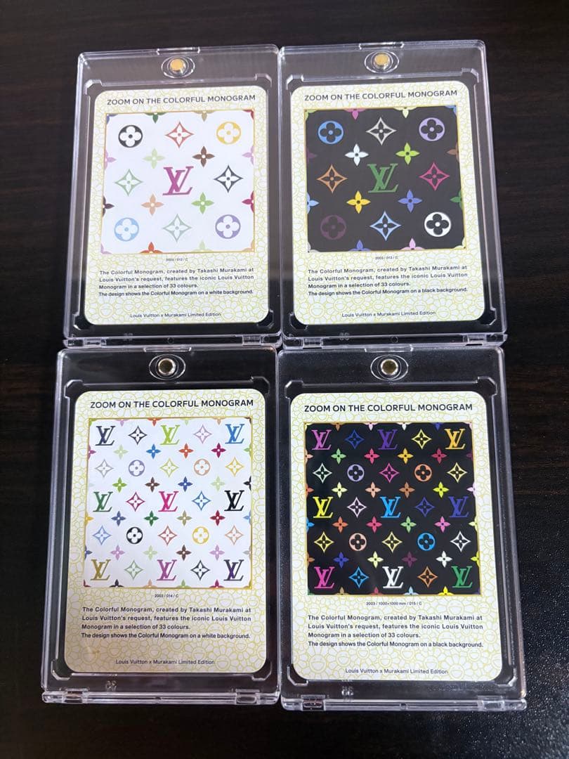村上隆×LOUIS VUITTON VIP限定トレカ　モノグラム4枚セット