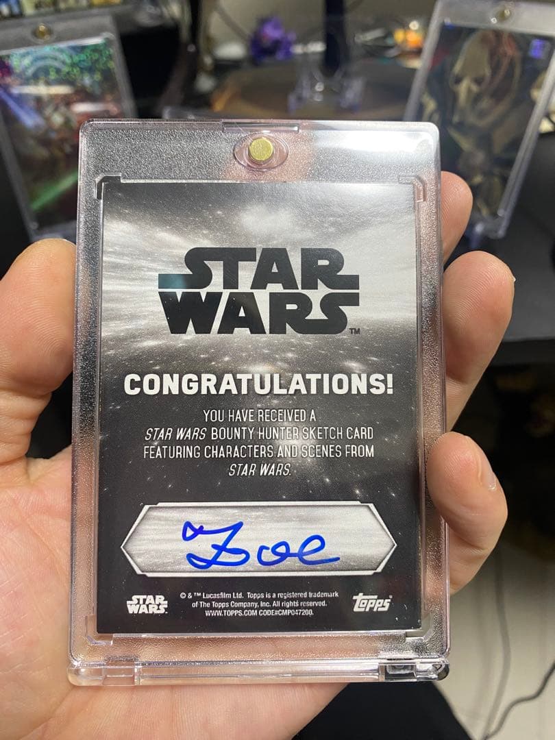 Star Wars グリーヴァス grievous sketch topps