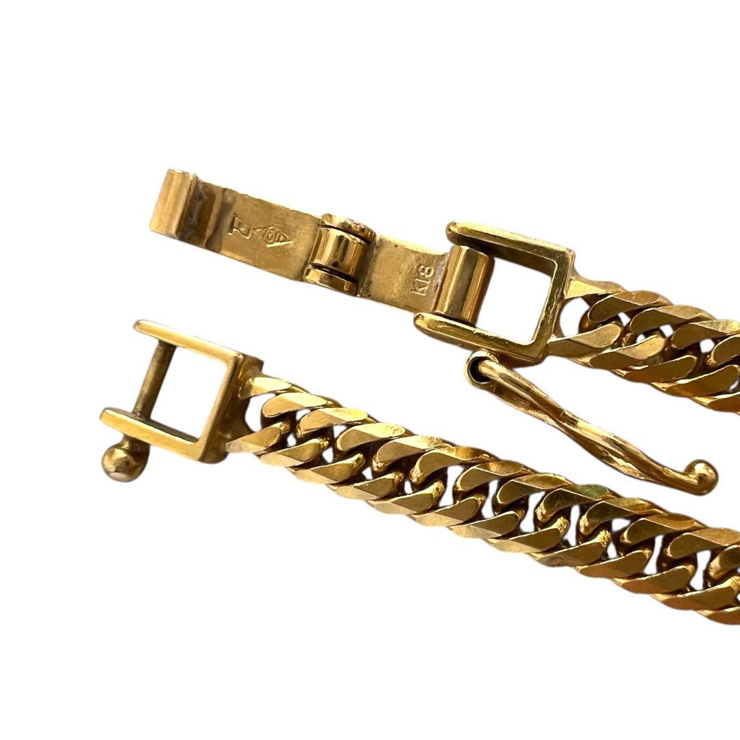 【美品】K18 喜平 アンクレット 造幣局刻印有り メンズ レディース