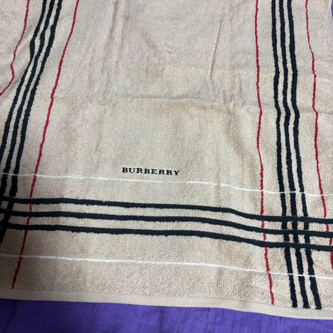 新品 未使用 BURBERRY バーバリー バスタオル タオル フェイスタオル2
