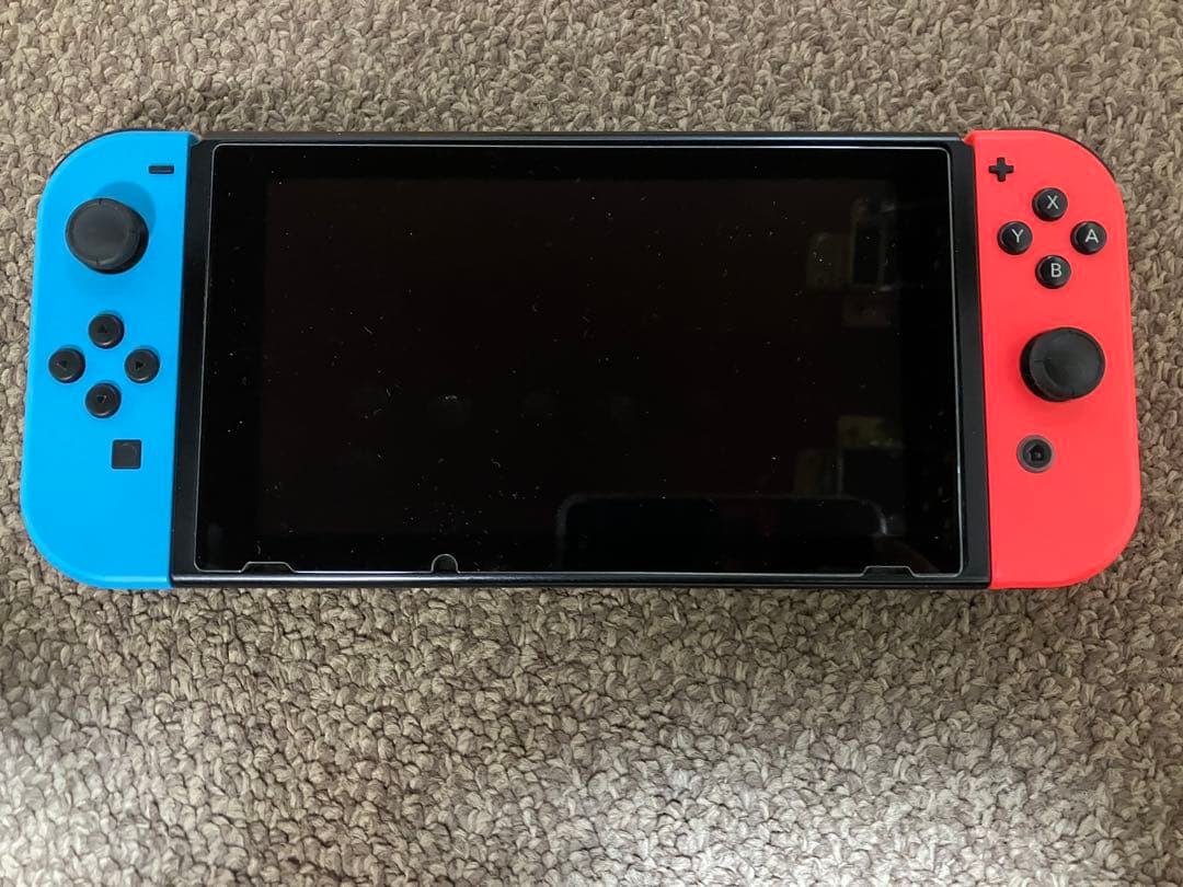 Nintendo Switch初期型ネオンブルー×ネオンレッド、ホリパッド付き