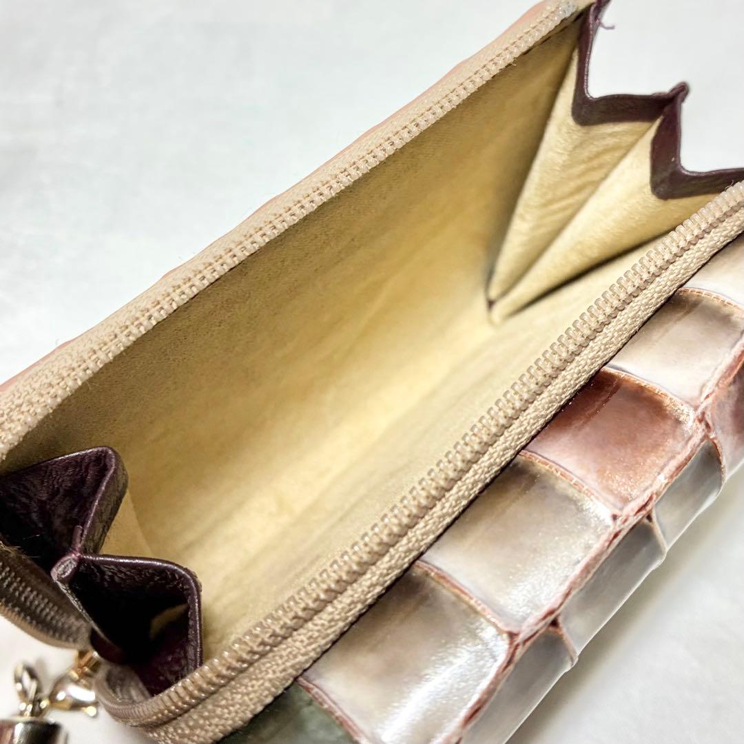 【人気】　アタオ　ワルツ　ヴィトロ　3つ折り財布　コンパクトウォレット　フリンジ