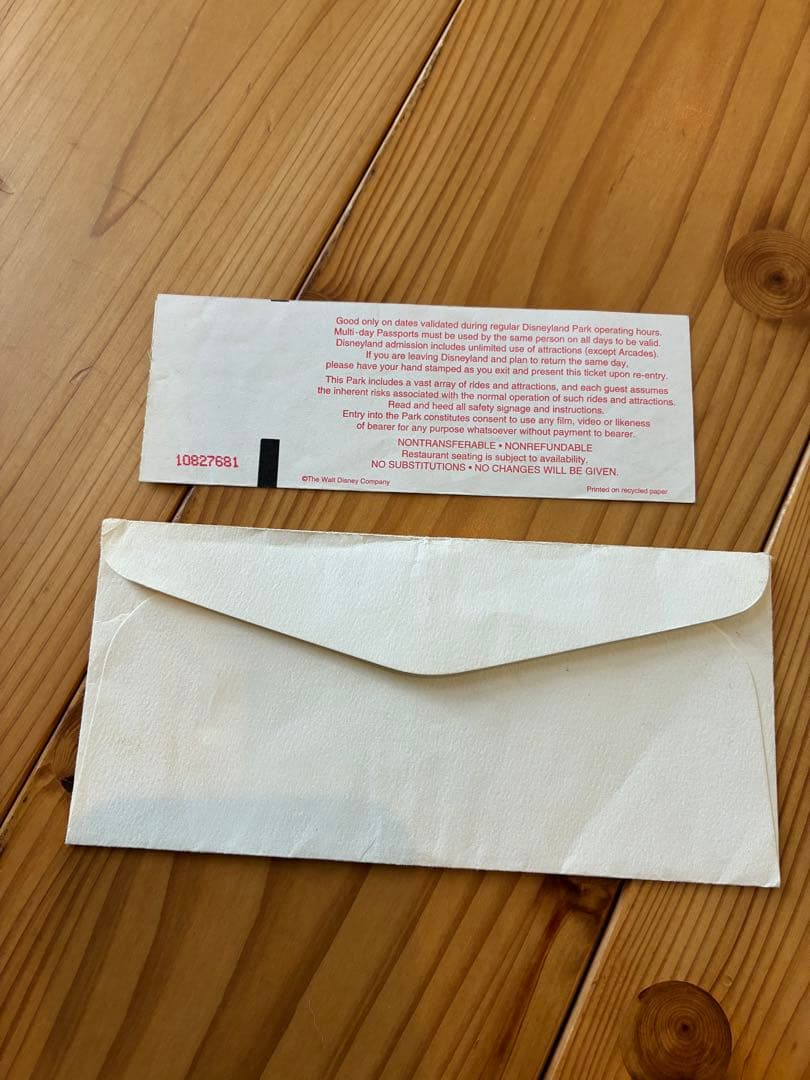 ディズニーダラー　Disney Dollars 4枚セット