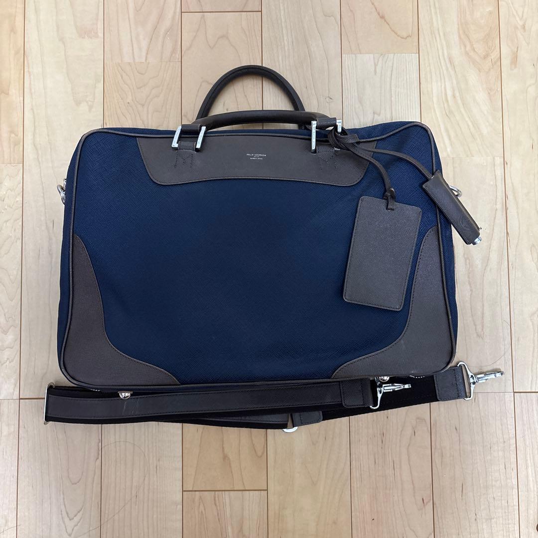 Pellemorbidaビジネスバッグ　紺